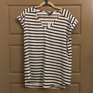 Express Black and White Top